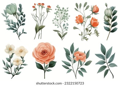 Abstract art vector illustration. Watercolor painting, children's wallpaper. Hand drawn vector illustration. flowers. modern Art. Prints, wallpapers, posters, cards, murals, rugs, hangings