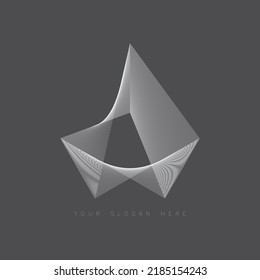 Abstracto vector de arte, diseño moderno.