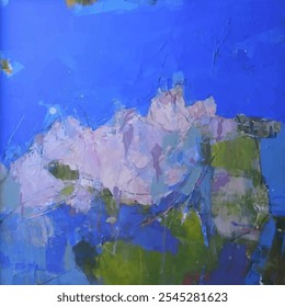 Abstract Art, Wall Paint and Background