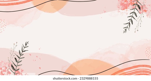 abstrakte Kunst, Aquarell-Hintergrund, Vektorgrafik 