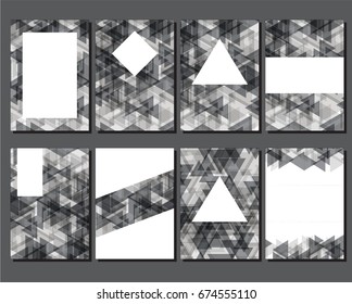 Abstract art. White a4 brochure cover design.  Modern vector. Minimal covers geometric template.