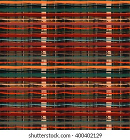 Abstract art woven, canvas seamless pattern, brushstrokes. Background texture, distress, wallpaper, wrapping