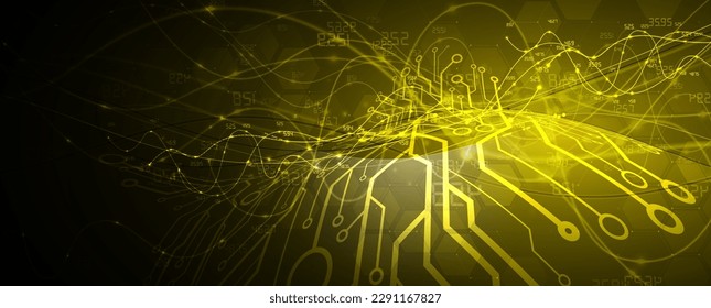 Abstract Artificial intelligence. Cloud computing. Machine learning. Technology web background. Virtual concept