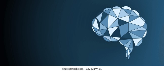 Abstract Artificial intelligence. Cloud computing. Machine learning. Technology web background. Virtual concept