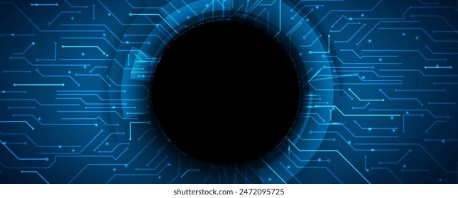 Abstract Artificial intelligence. Cloud computing. Machine learning. Technology web background. Virtual concept futuristic background