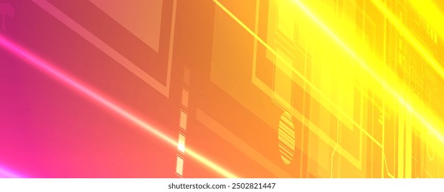 Abstract Artificial intelligence. Cloud computing. Machine learning. Technology web background. Virtual concept futuristic background