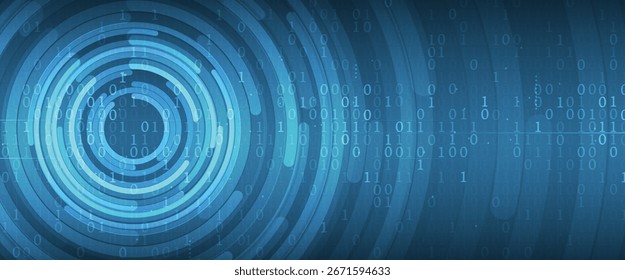 Abstract artificial intelligence concept, technology and science background