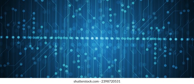 Abstract artificial intelligence DNA technology. Science and social concept.  Futuristic connection structure with cell background. Handmade Vector.