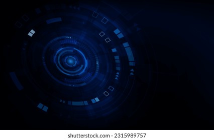 Abstract artificial intelligence Key Door open Light out success background Hitech communication concept innovation background, vector design