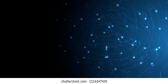 Abstract Artificial Intelligence. Technology Web Background. Virtual Concept