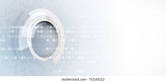 Abstract Artificial intelligence. Technology web background. Virtual concept