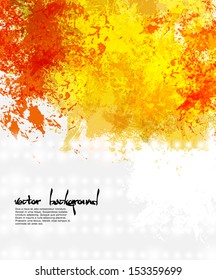 Resumen de fondo artístico de colores brillantes. Vector