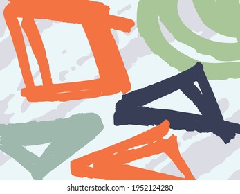 Resumen de fondo artístico, colorida plantilla de vector abstracto.