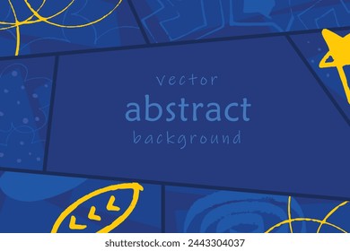 Abstract artistic background, colorful abstract vector template.