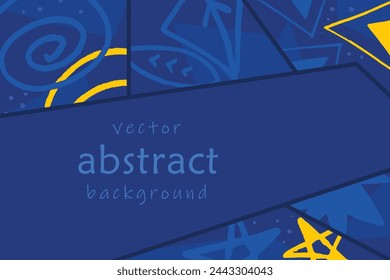 Abstract artistic background, colorful abstract vector template.