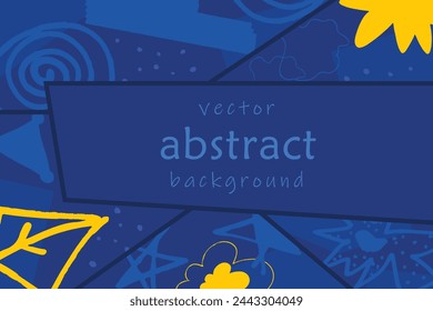 Abstract artistic background, colorful abstract vector template.