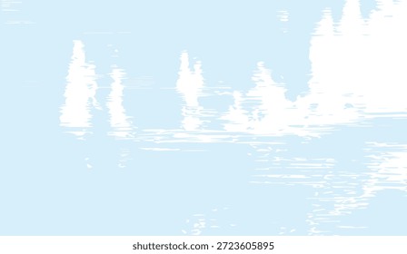 Fundo artístico abstrato com traços de pintura azul pálido e branco suave criando uma lavagem de aquarela desbotada, desbotada, ideal para web design sereno ou projetos criativos