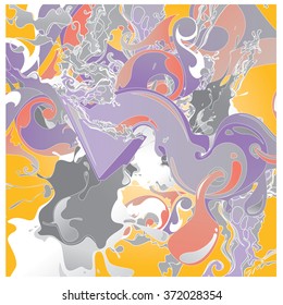 Abstract artistic Background of fluid and liquid paint colors 