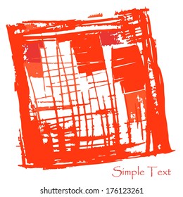 Abstract artistic Background forming by blots.  Abstract grunge painted scratched texture,