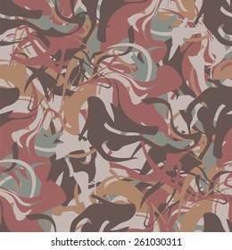 Abstract artistic background forming by blots. Colorful splashes vector illustration.