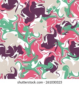 Abstract artistic background forming by blots. Colorful splashes vector illustration.