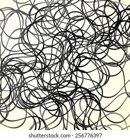 Abstract, Artistic background: Random wavy lines. 