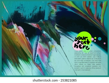 abstract artistic background for text