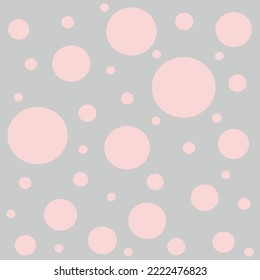 Abstract artistic background texture of color spots in trendy gray and pink colors. Confetti.