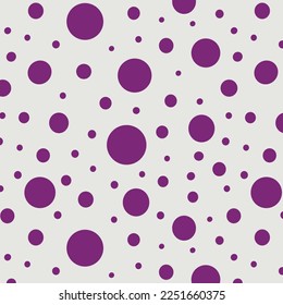 Abstract artistic background texture of color spots in trendy gray and violet shades. Confetti.