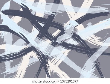Abstract artistic background - vector. Spots of paint smeared in different colors. Modern festive popular illustration for decoration of presentations, wallpapers, paintings, interiors, posters.