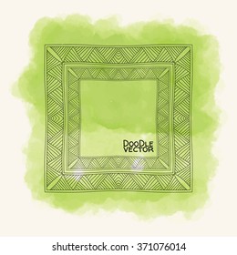 Abstract artistic Background with watercolor element. Vector illustration.