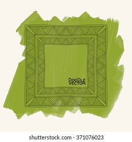 Abstract artistic Background with watercolor element. Vector illustration.