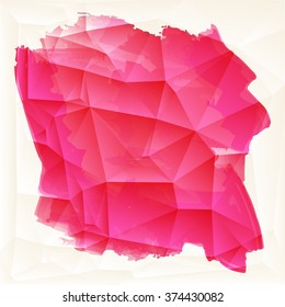 Abstract artistic Background with watercolor element. Vector illustration.