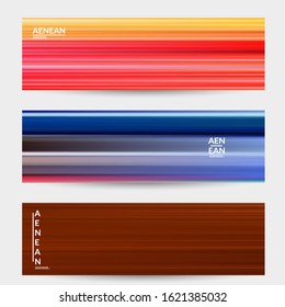 Abstract artistic banner vector cover template with blurred with speed motion lines. Art of fluid gradients creates painting pattern of nature. 