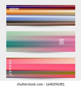 Abstract artistic banner vector cover template with blurred with speed motion lines. Art of fluid gradients creates painting pattern of nature. 
