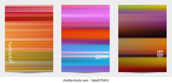 Abstrakte Vektorillustration-Titelvorlage für künstlerische Banner mit unscharfem Rand für Geschwindigkeitsbewegungen. Die Kunst der fließenden Farbverläufe erzeugt ein Malmuster der Natur.