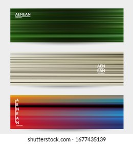 Abstract artistic banner vector cover template with blurred with speed motion lines. Art of fluid gradients creates painting pattern of nature. 