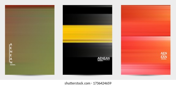 Abstract artistic banner vector cover template with blurred with speed motion lines. Art of fluid gradients creates painting pattern of nature.