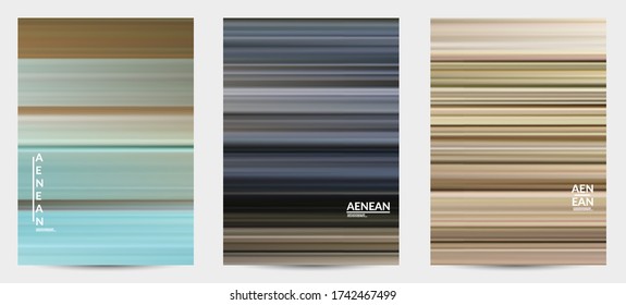 Abstract artistic banner vector cover template with blurred with speed motion lines. Art of fluid gradients creates painting pattern of nature.