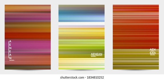 Abstract artistic banner vector cover template with blurred with speed motion lines. Art of fluid gradients creates painting pattern of nature.