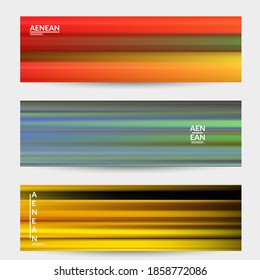 Abstract artistic banner vector cover template with blurred with speed motion lines. Art of fluid gradients creates painting pattern of nature. 