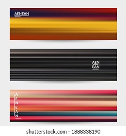 Abstract artistic banner vector cover template with blurred with speed motion lines. Art of fluid gradients creates painting pattern of nature. 
