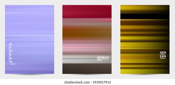 Abstract artistic banner vector cover template with blurred with speed motion lines. Art of fluid gradients creates painting pattern of nature.