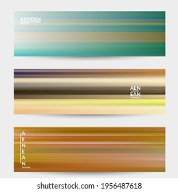 Abstract artistic banner vector cover template with blurred with speed motion lines. Art of fluid gradients creates painting pattern of nature. 