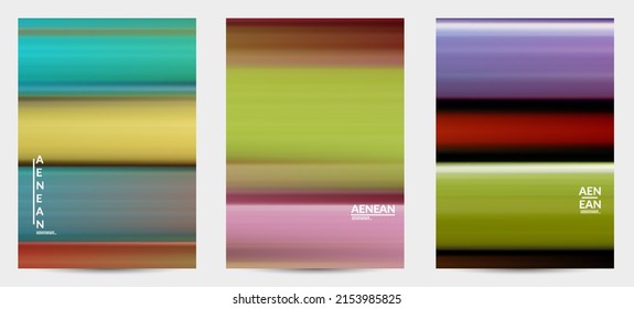Abstract artistic banner vector cover template with blurred with speed motion lines. Art of fluid gradients creates painting pattern of nature.