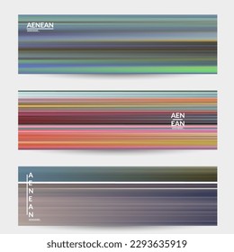 Abstract artistic banner vector cover template with blurred with speed motion lines. Art of fluid gradients creates painting pattern of nature. 