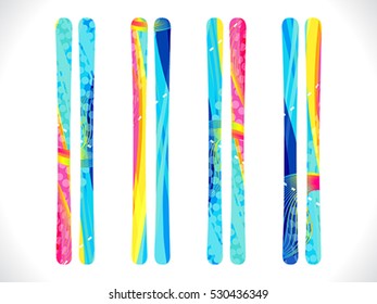 abstract artistic blue skies vector illustration