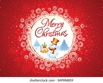 abstract artistic christmas background vector illustration