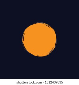 abstract artistic circle a vector logo icon template