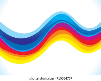 abstract artistic colorful rainbow background vector illustration